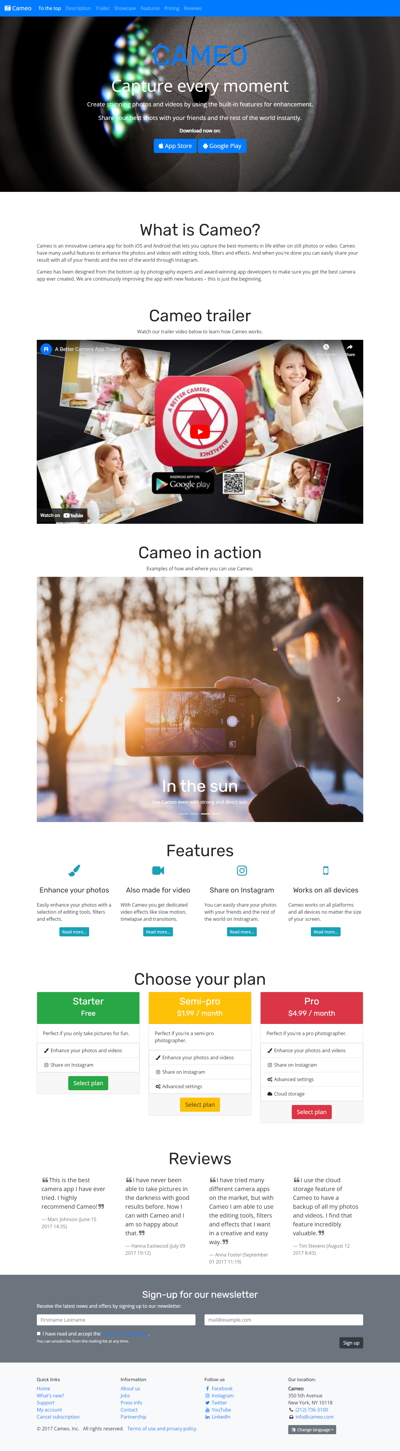Landing Page